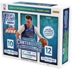 2020-21 Panini Contenders NBA Basketball Hobby Box FOTL (First Off The Line)